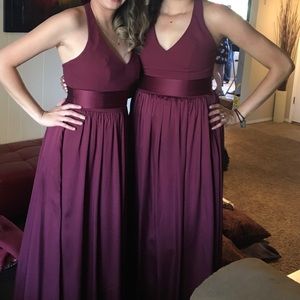 Vera Wang Bridesmaid Dress - Wine red/Burgundy
